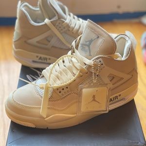 Jordan Retro 4 Sail Off White